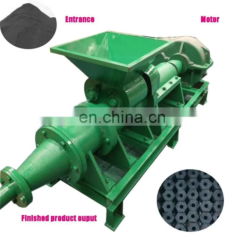 Runxiang BBQ Coal/Charcoal dust power Screw press Briquette Pellet Machine Manufacturers