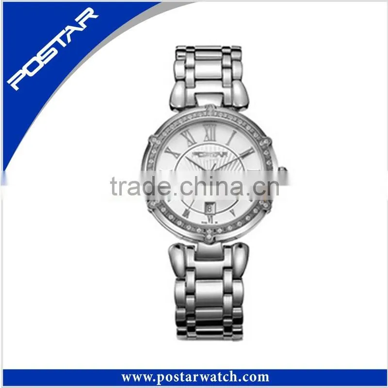 2015 New Vogue Top Selling Simple Design Quartz Movt The Postar Brand Watch