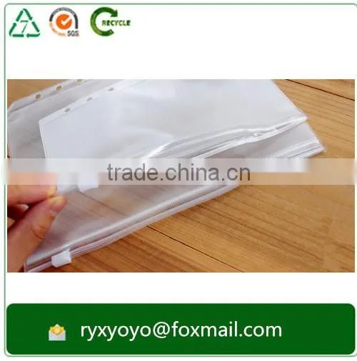 high quality vinvly zipper wallet pvc cosmetic zipper bag