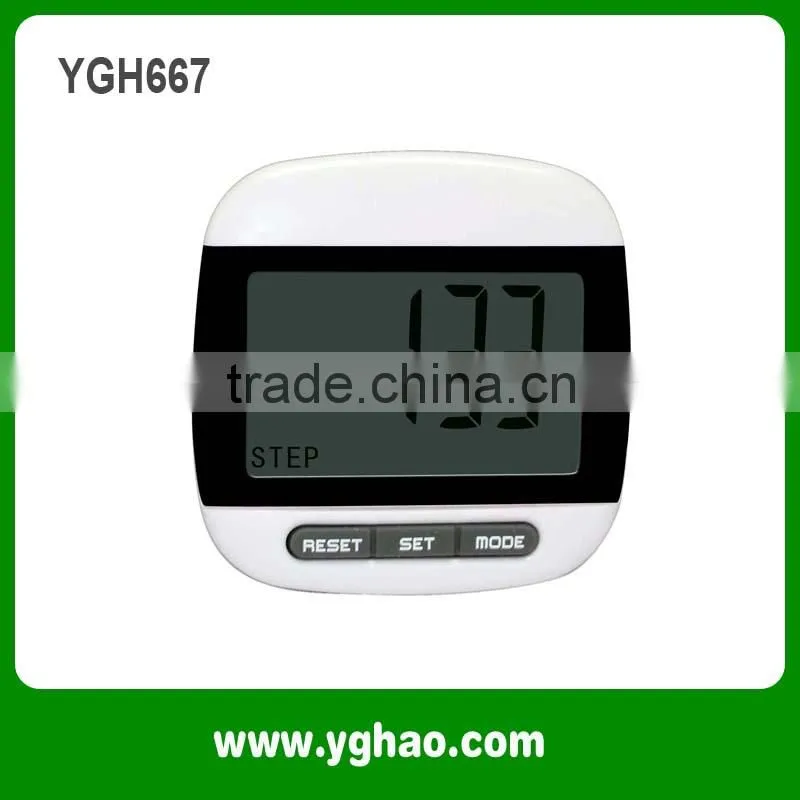 Promotional Gifts Big Screen Precise Pedometer With Belt Clip
