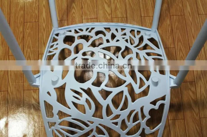 Aluminum outdoor furniture modern hollow forest garden chair