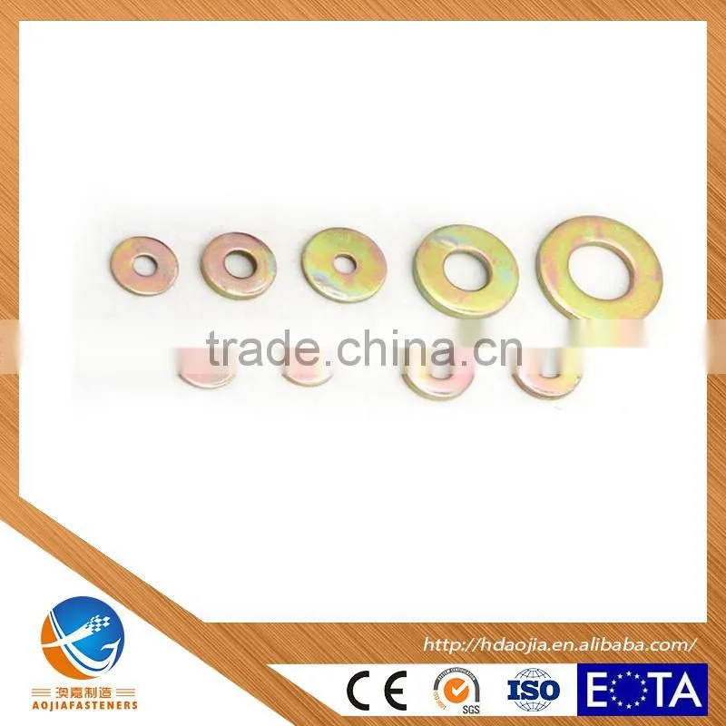 FLAT WASHER WHITE ZINC,