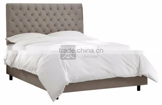 BE-100 Button Headboard Bed Designer Design