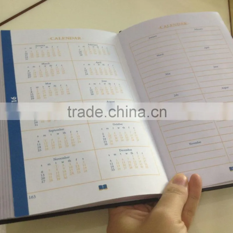 Custom logo notebook with rubber band for closure