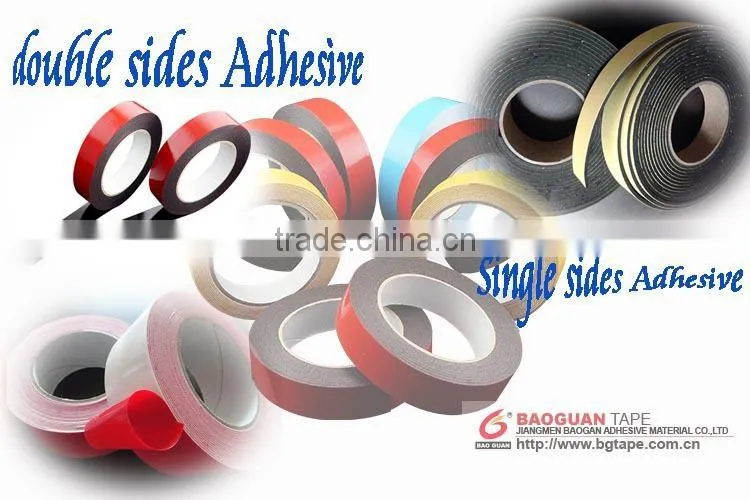 Single Adhesive Solvent/hotmelt/water Glue Pe/eva Foam Tape With Paper Tubes Cores