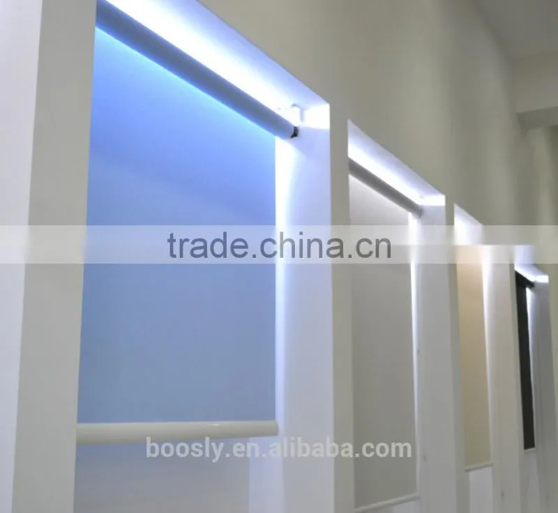 Horizontal type roller blinds/ indoor transparent roller blinds