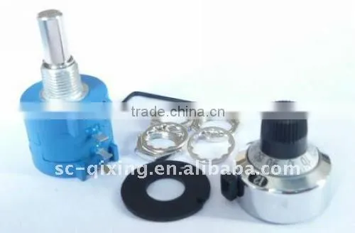 15 turns potentiometer dial