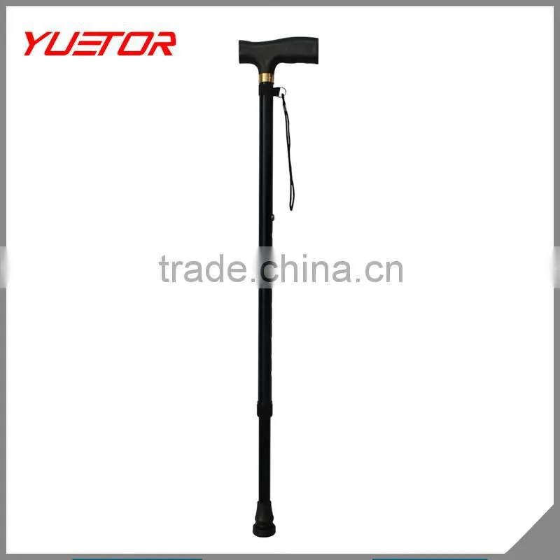 T grip aluminum alloy elderly walking stick trusty cane