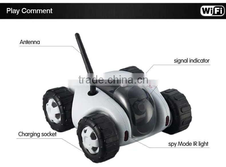 China Manufacture 4CH RC tank Wifi tank With Camera real-time video night vision Phone Control Toy
