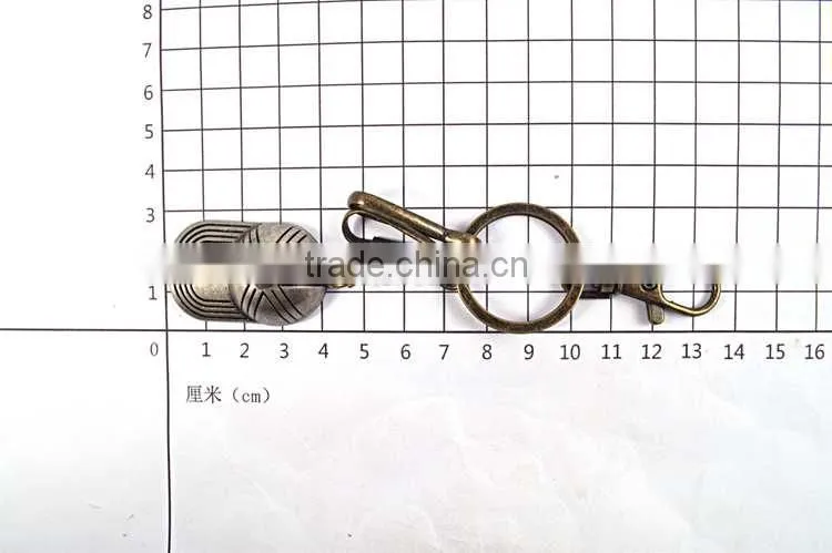 custom metal creative christmas gift man keychain promotional