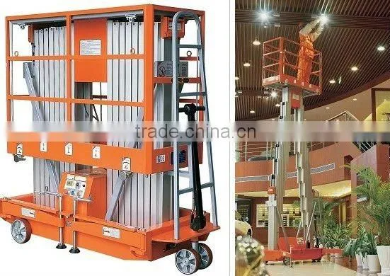 telescopic work platform folding working platform