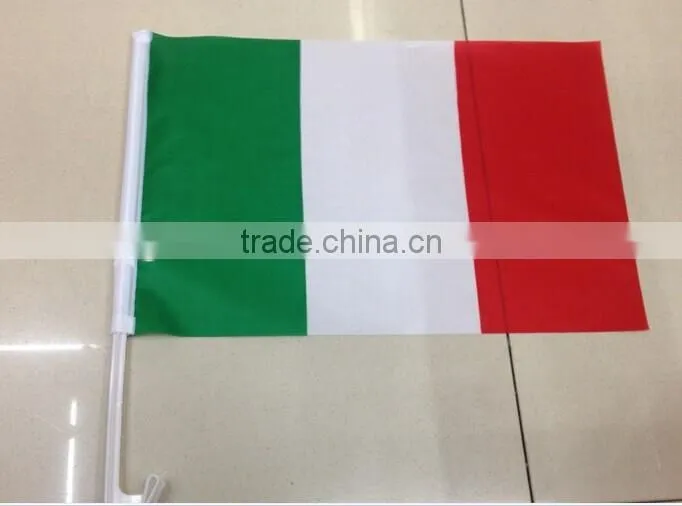 Promotional All Kinds Of 100% Polyester Car Flags