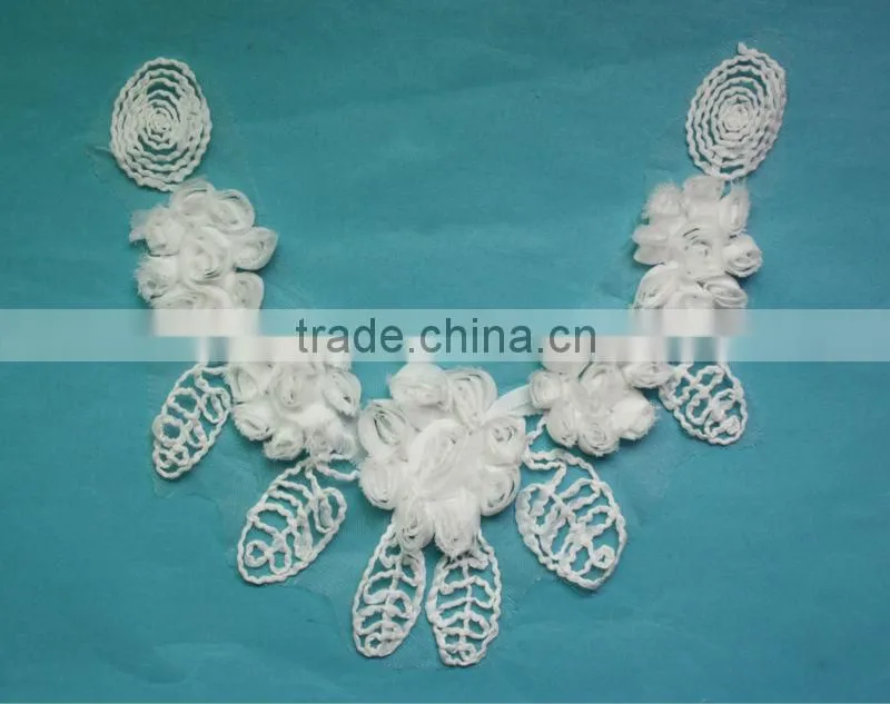 Chiffon Collar Neckline Sewing Applique Garment Dress Blouse Trim
