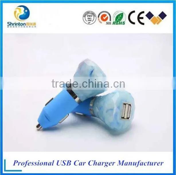 Hot New model car charger adapter, USB car charger socket 5V 2.1A
