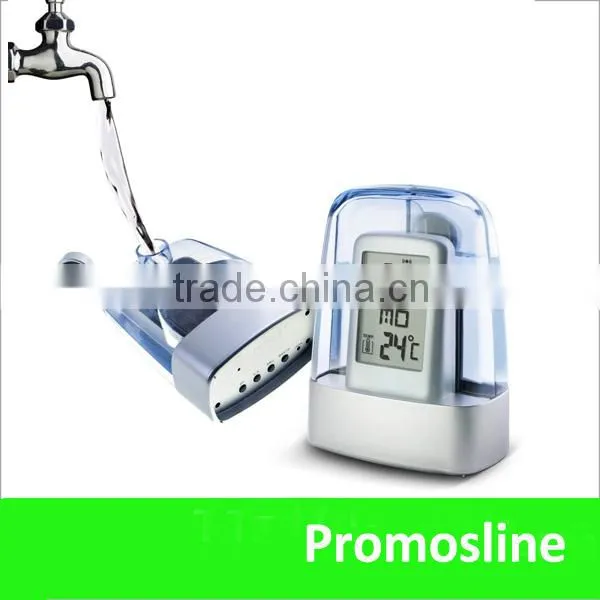 Hot Selling Custom water power desk clock
