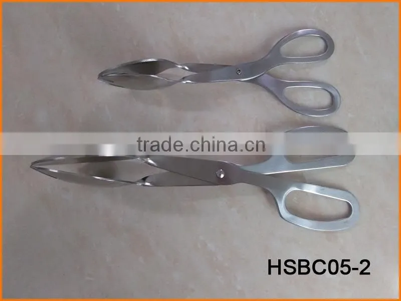 HSBC05 Stainless Steel Scissors Shape Food Clips and Salad Clips -- 8 Inch and 10 Inch