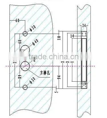 fingerprint door lock/smart door lock/remote control lock