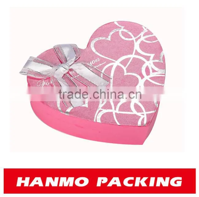 Your own design heart shape chocolate packaging box manufacturer direct supply