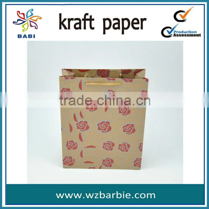 lovely kids decorate gift paper bag