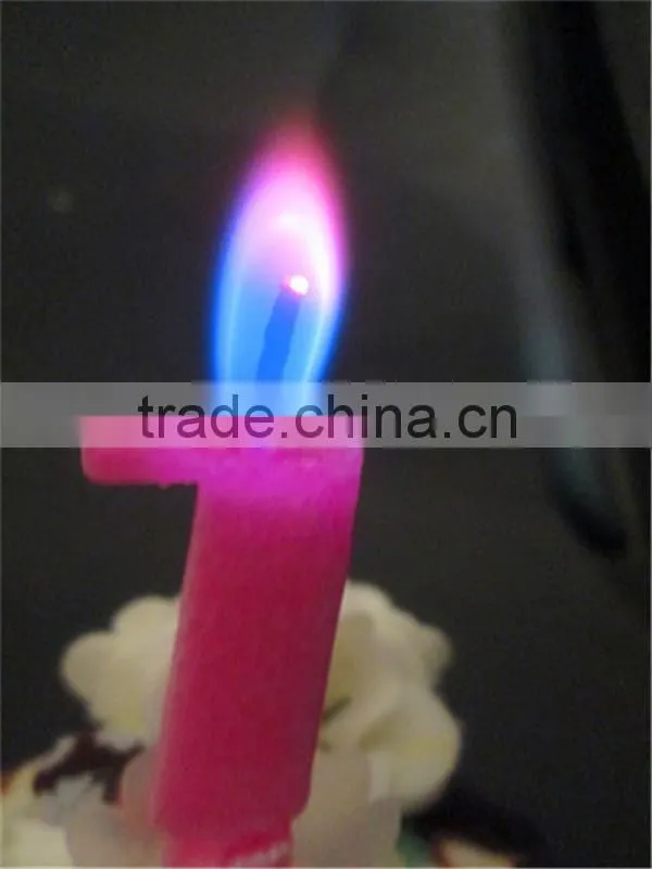 red flame candles