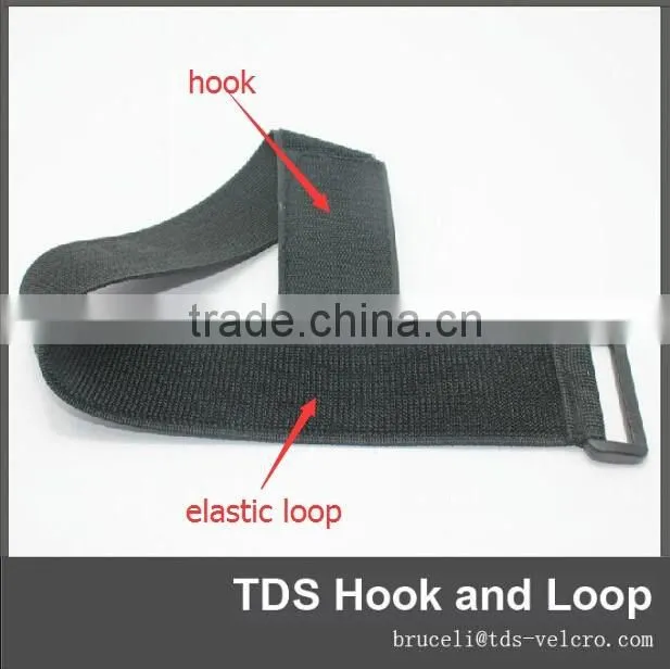 elastic hook and loop strap