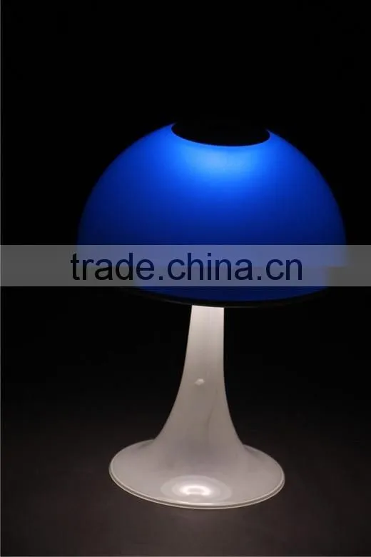 JK-862 2016 Rechargeable New product LED decoration glowing Mushroom shape table desk lamp with color changing