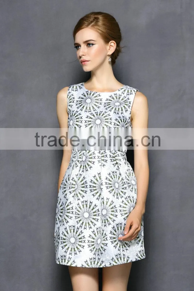 new fashion ladies dress 2014 summer dress for woman