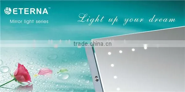 modern hotel led illuminated shaving mirror