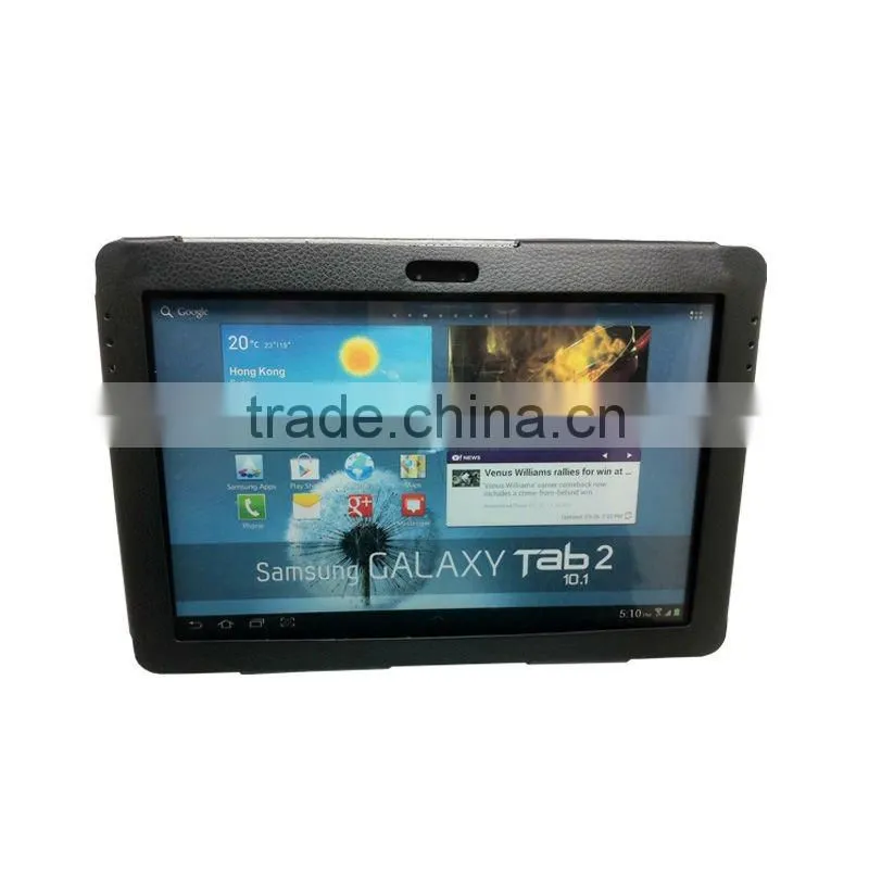 PU Leather Case Cover With Stand for SAMSUNG GALAXY TAB 2 10.1 P5100 Black NEW