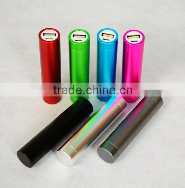 AWC317 Custom Logo Tube charger 18650 power bank 2600mahshenzhen