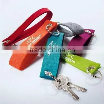felt key chains /keyring chain / felt strap/felt keyholder