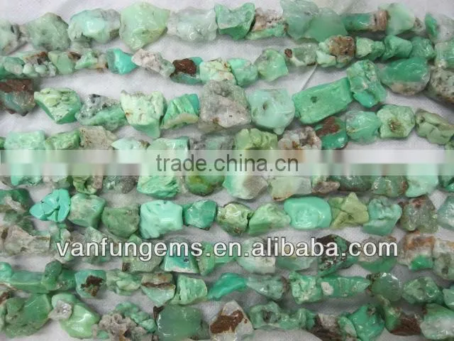 natural rough stone chrysoprase