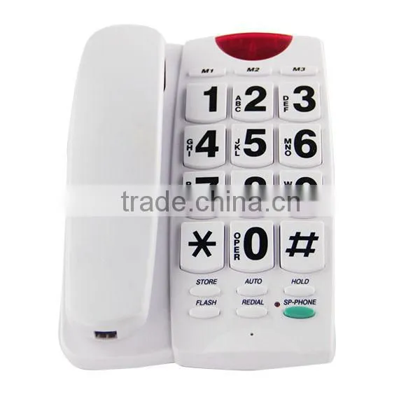 fix line wireless basic function analog telephone set