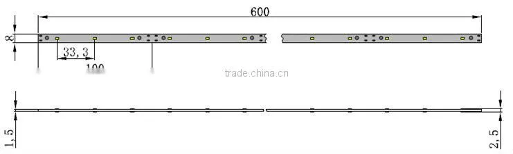 NEW Edgelight high power led back lighting hard strip for light box or led module
