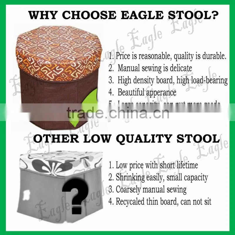 High Quality Oxford Square Foldable Sitting Box (diectly from factory)