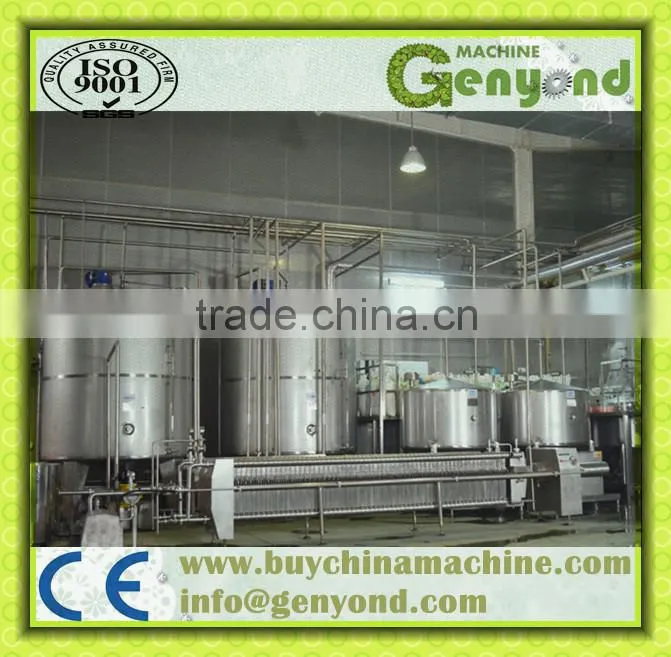 Complete UHT milk production line