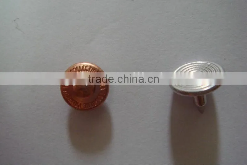 8mm nipple cap metal jeans rivets