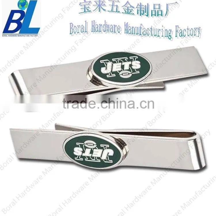 Pretty stamped tie clip parts for shirts