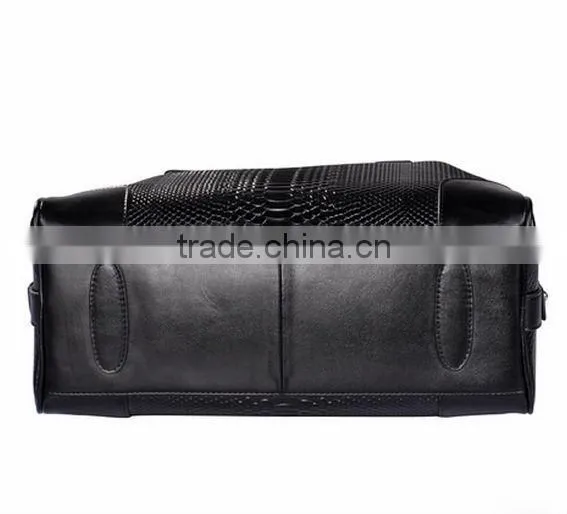 2016 black python leather women bags