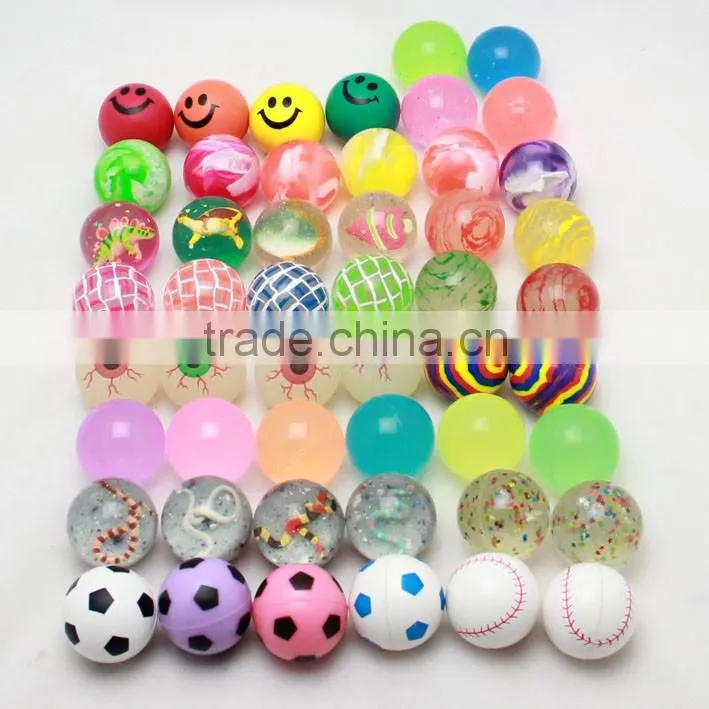2016 china factory direct sale Kids toy ball frosty rubber bouncy ball