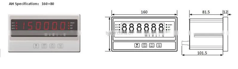 electronic digital weighing indicators