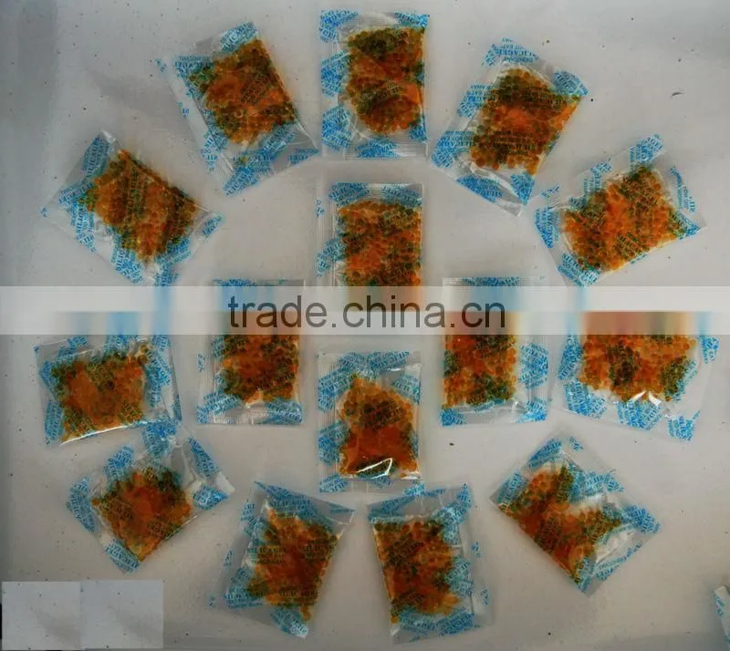 wholesale factory price self-indicating silica gel desiccant packets