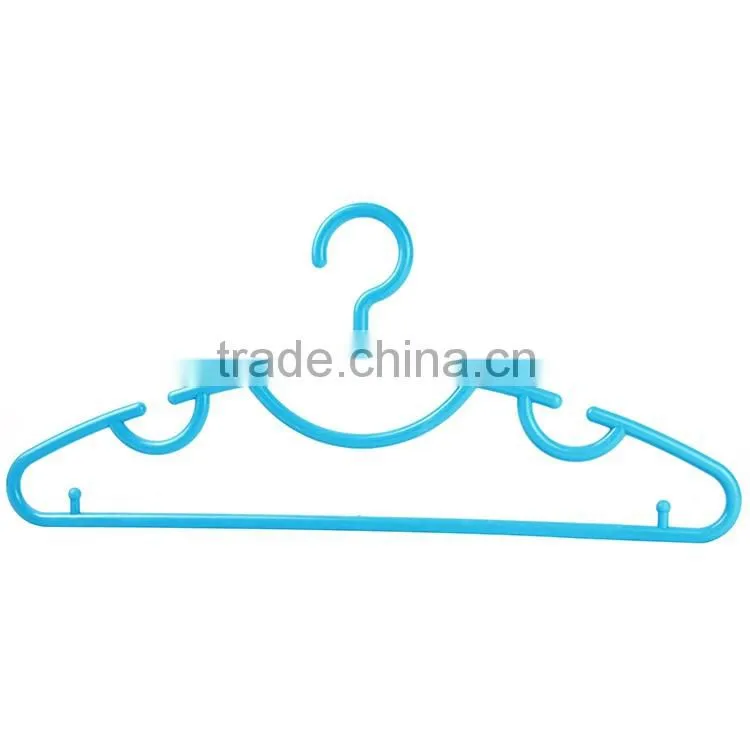 blue dress hanger,plastic clothes hanger