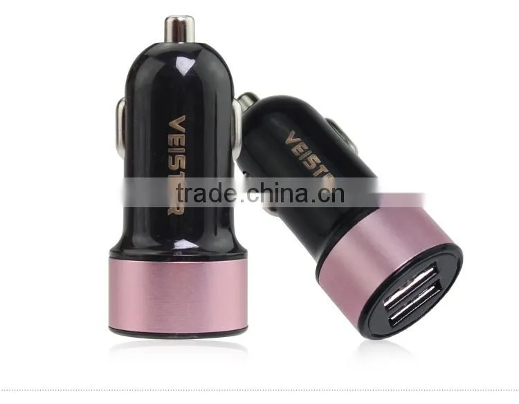 2 port universal car charger usb for iphone