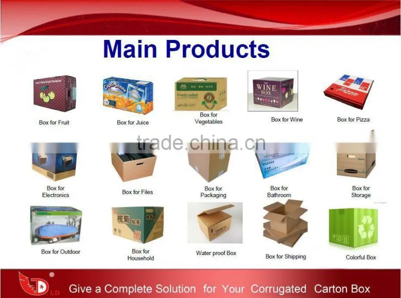 high quality cardboard paper lunch packing food box