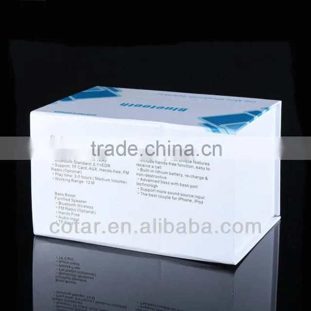 Factory Manufacturer GK-A15 2014 New Round outdoor bluetooth speaker