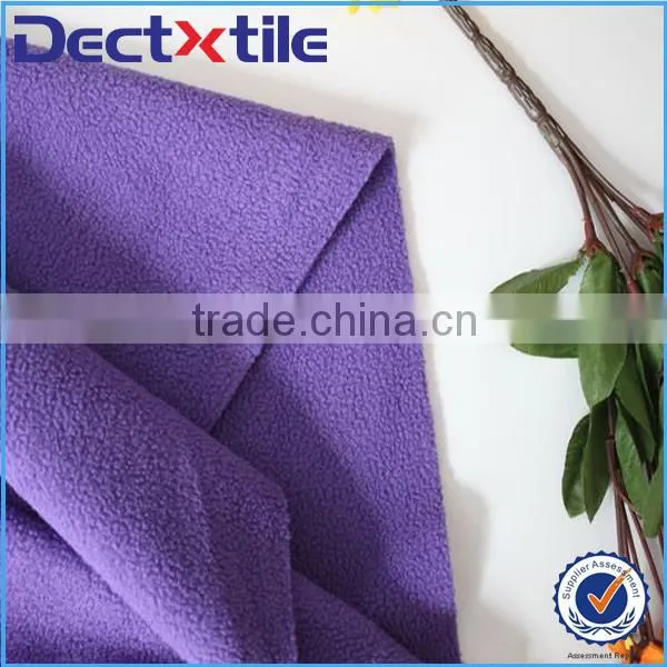 micro 100% polyester garment/gloves/clothing polar fleece fabric