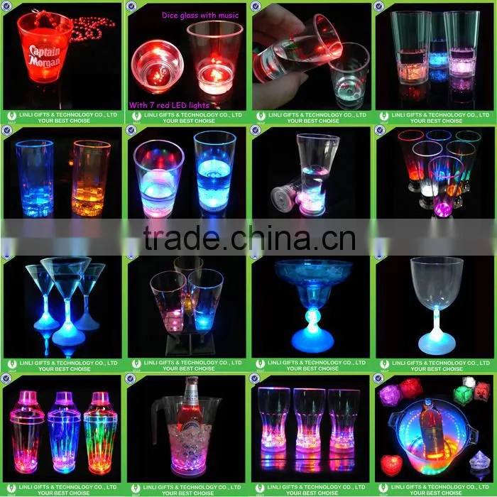 2016 Multicolor Led Flashing Cola Cup For Bar