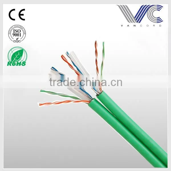 Frankever hot selling green parallel UTP CAT6 lan cable