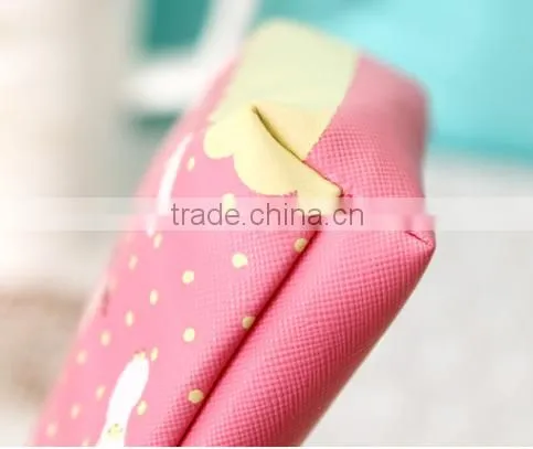 Wholesale squeeze PU leather coin purse with low price